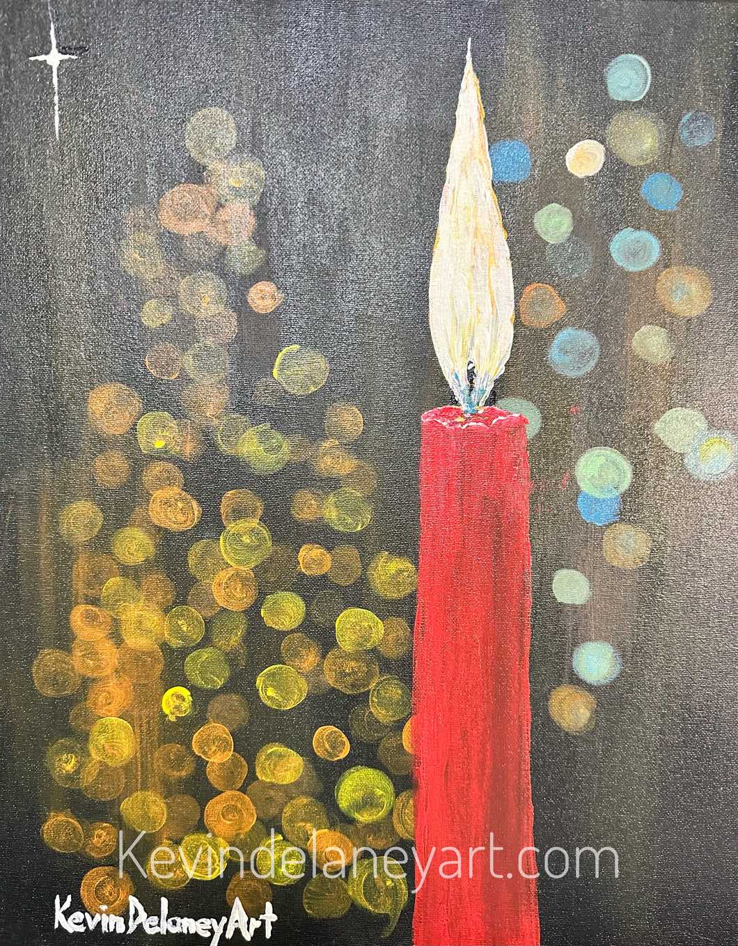Xmas Red Candle